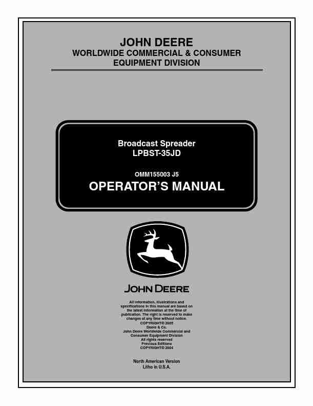 John Deere Broadcast Spreader Manual_pdf